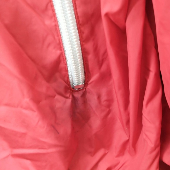 Lot29 Premium Wear Men's Full Zip Windbreaker Jacket Red XXXL Chest Striped - Picture 5 of 16